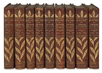 (SETS AND BINDINGS.) Jackson, Abraham Valentine Williams. History of India.